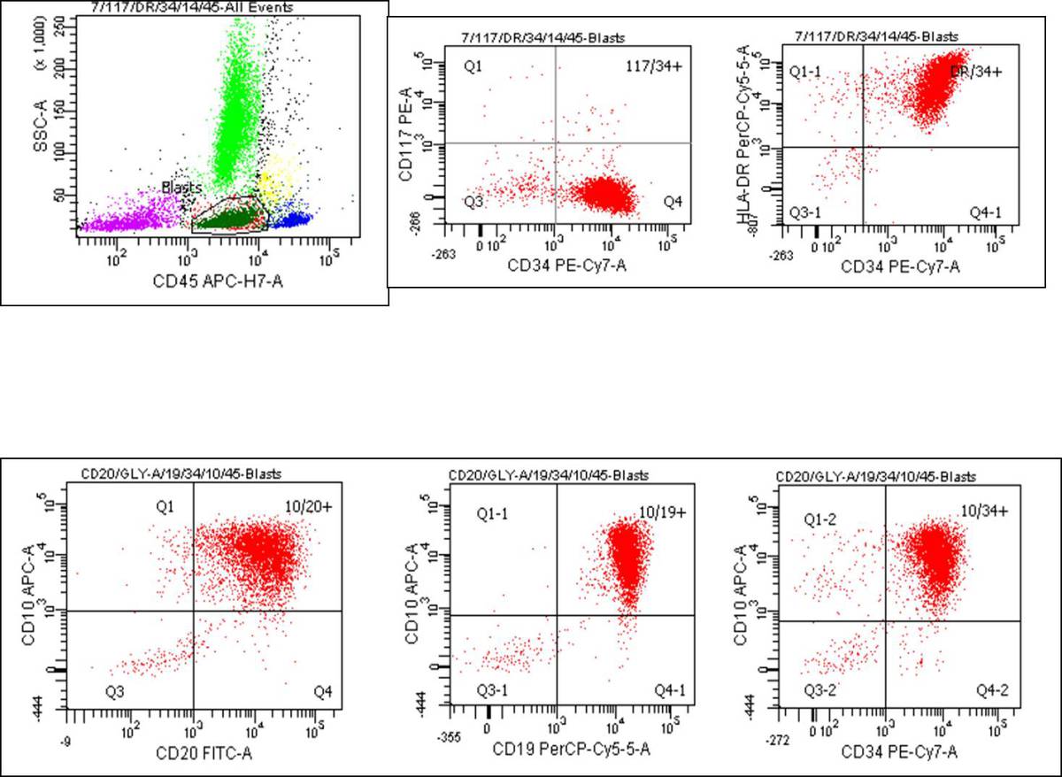 Flow cytometric analysis: